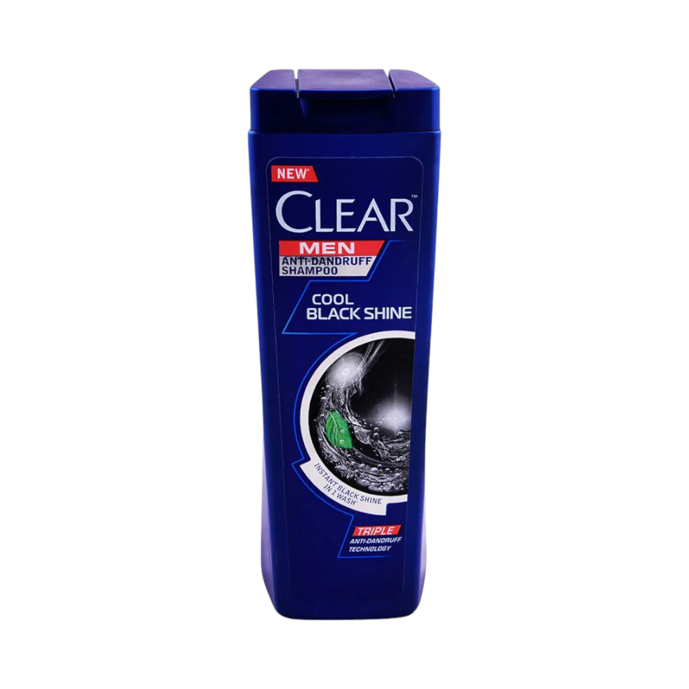 Clear Shampoo Men Anti-Dandruf Cool Black Shine 380 Ml