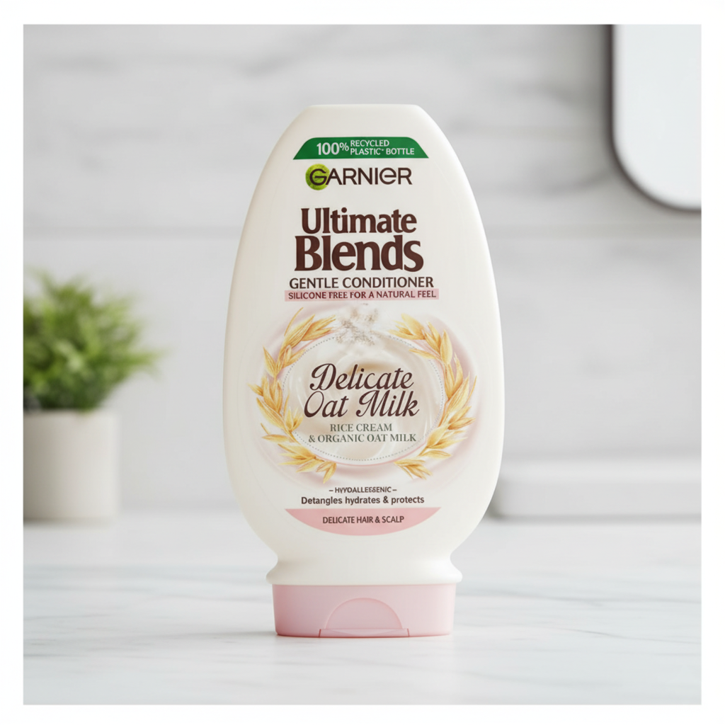Garnier Ultimate Blends Gentle Conditioner Delicate Oat Milk , 400ml {France}