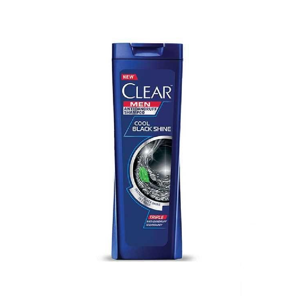Clear Shampoo Anti Dandruff Cool Black Shine 185 Ml